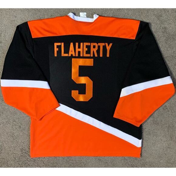 Philadelphia Flyers Minor League bp Quadra Hockey Jersey Canada #5 Flaherty Sz L - Picture 2 of 16